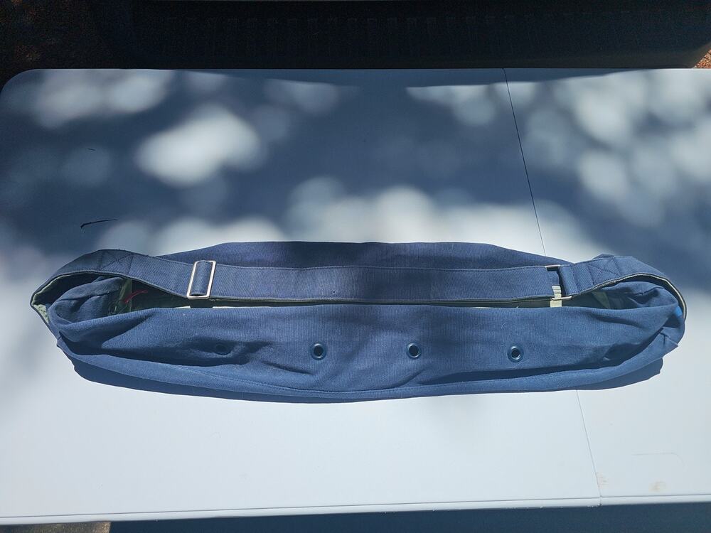 Manduka Matsak Large Yoga Mat Bag Distressed Rustic Canvas Carrier Boho Gym Trav